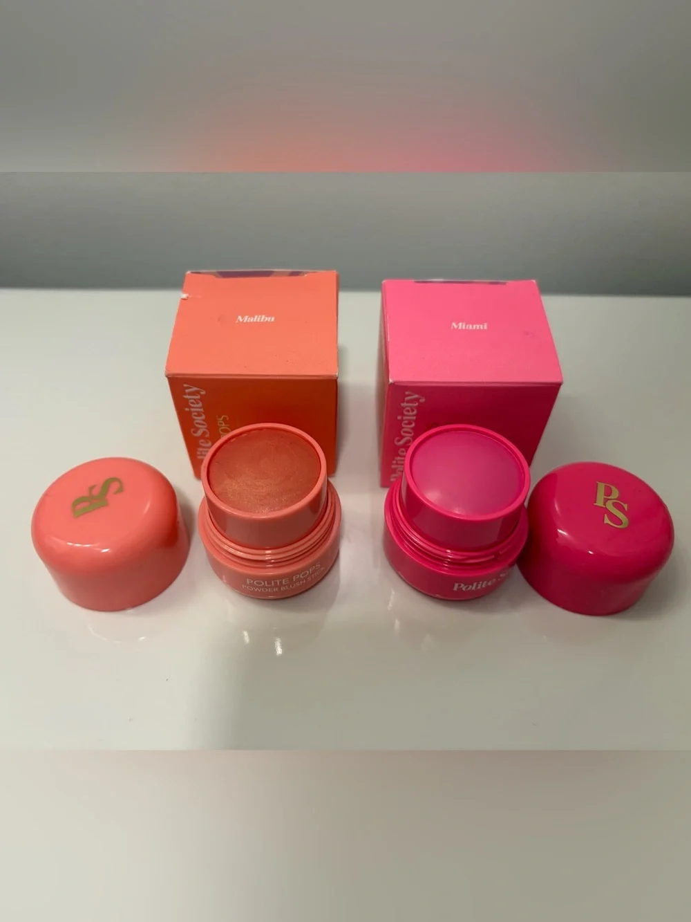 Polite Society Polite Pops Powder Blush Stick (2PC Bundle) - New In Box